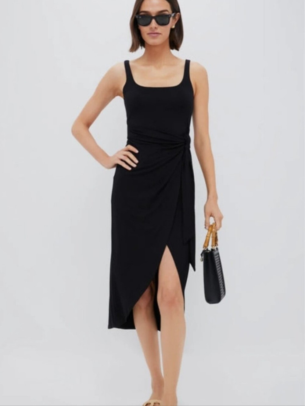 Tuckernuck Black Arielle Sleeveless Dress Size Medium LBD